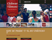 Tablet Screenshot of chateaudetalmont.com